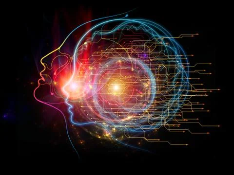 Memories of Machine Consciousness Stock Illustration