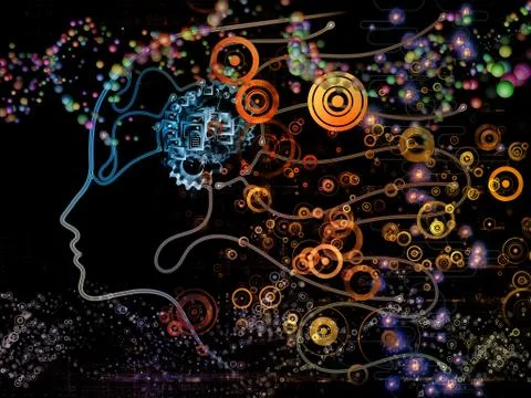 Memories of Machine Consciousness Illustrazione stock