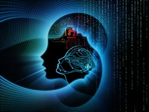 Memories of Machine Consciousness Stockillustratie
