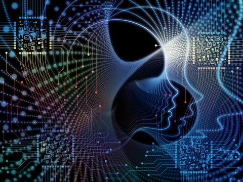 Memories of Machine Consciousness Illustrazione stock