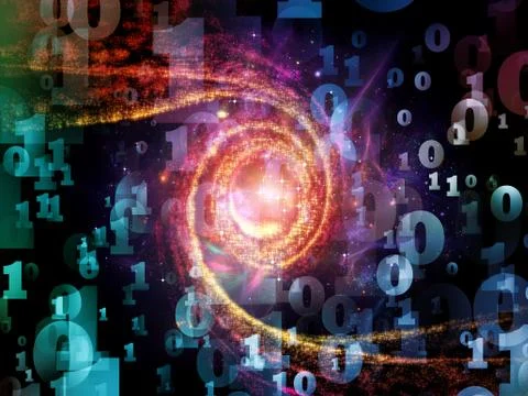Memories of Numbers Stock Illustration