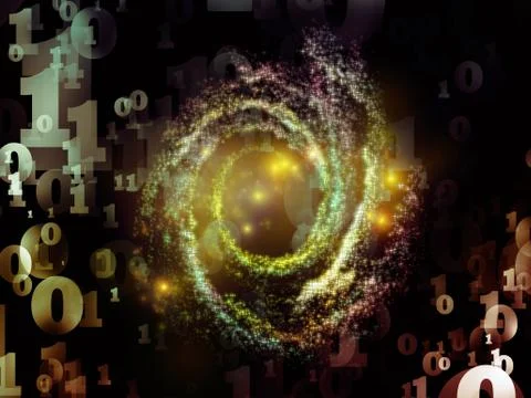 Memories of Numbers Illustrazione stock