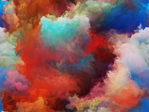 Memories of Paint Stock Illustration