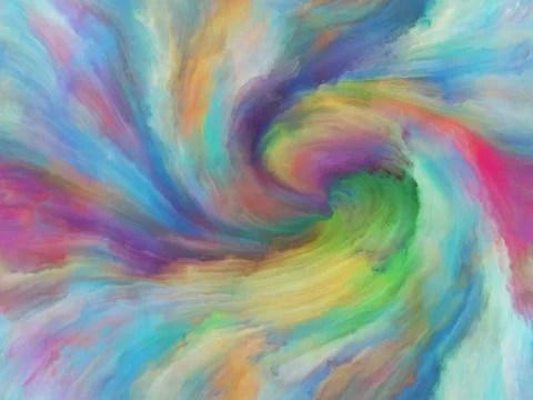 Memories of Paint Stock Illustration