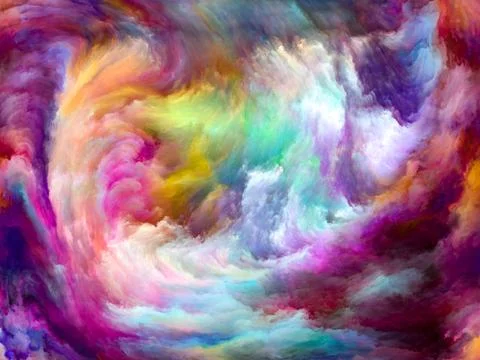 Memories of Paint Stock Illustration