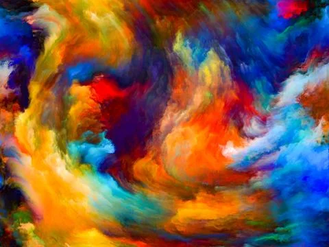 Memories of Paint Illustrazione stock
