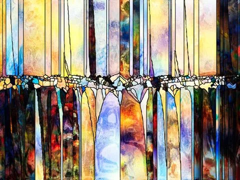 Memories of Shape Division Stock Illustration