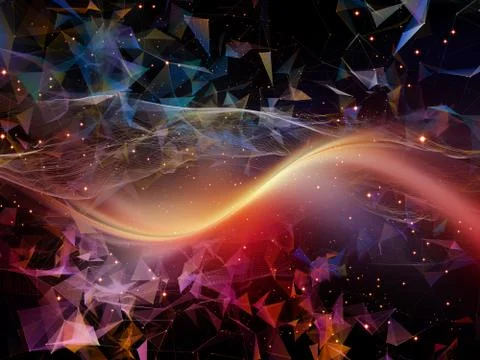 Memories of Virtual World Stock Illustration