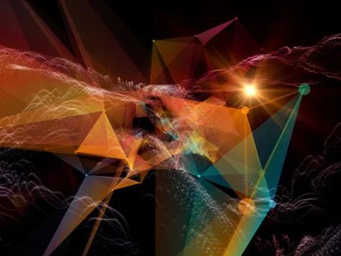 Memories of Virtual World Stock Illustration