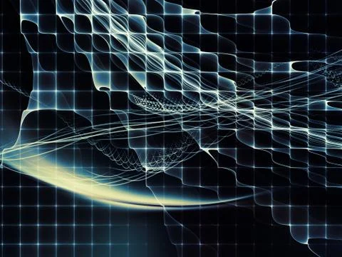 Memories of Virtual World Stock Illustration
