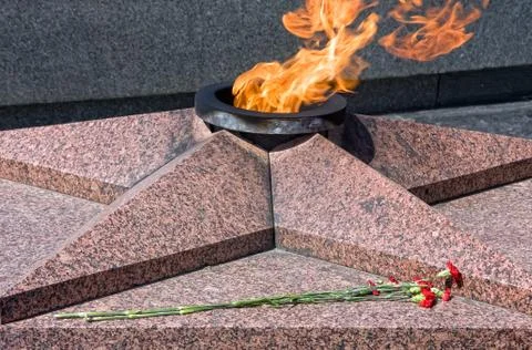 Memory about war Stock Photos