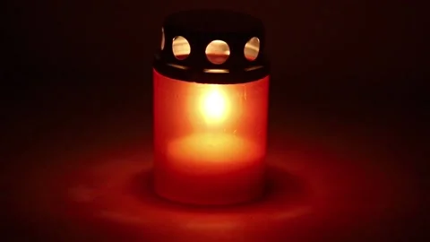 Memory candle Stock Footage 135379572