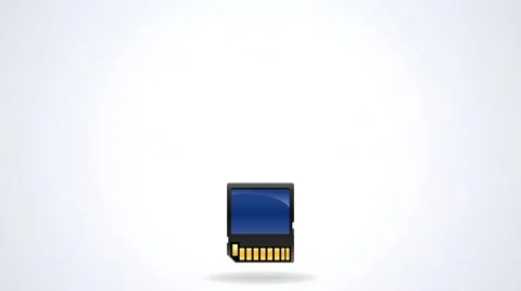 Memory card Data animation Stock Footage 50980167