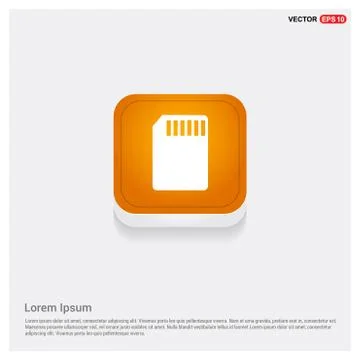 Memory Card Icon Stock Illustration