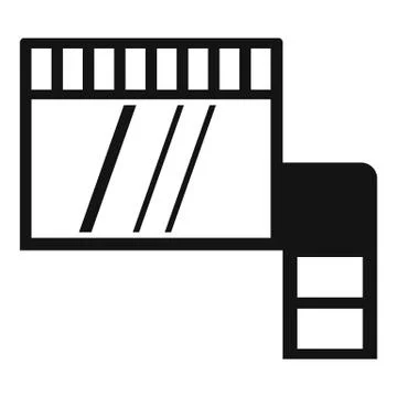 Memory card icon simple Illustrazione stock