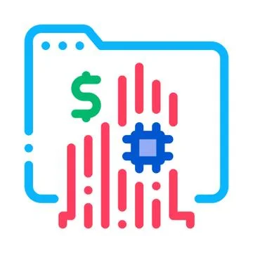 Memory card icon vector outline illustration Stock-Illustration