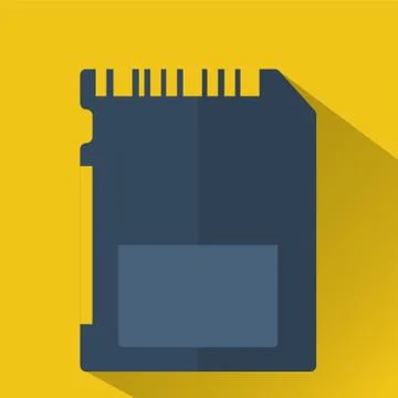 Memory Card Stock Illustration