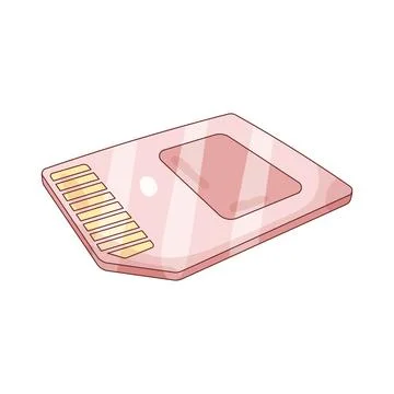 Memory card Stock Illustration