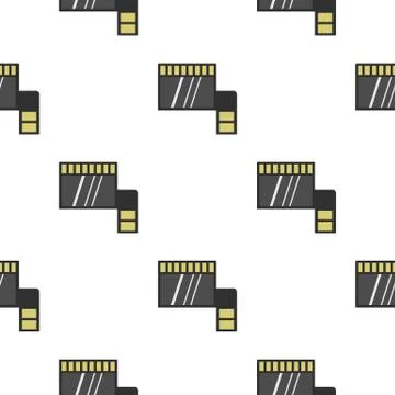 Memory card pattern flat イラスト素材