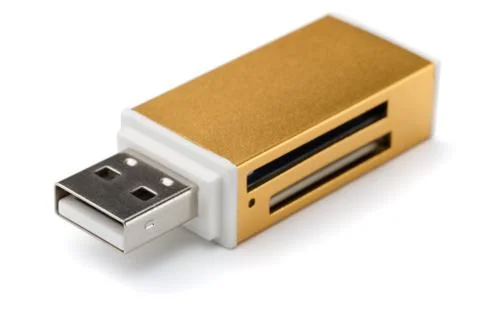 Memory card reader Stock Photos