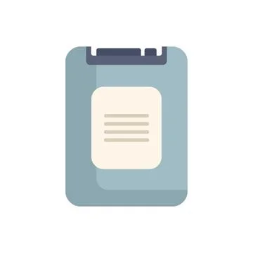 Memory card showing blank document for storage device Stock Illustration