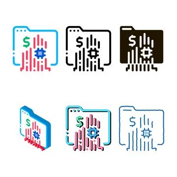 Memory card stylized icon vector outline Stock Illustration