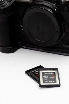 Memory card XQD Stock Photos