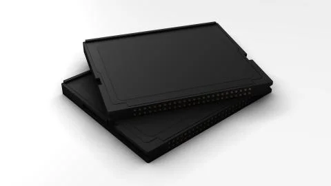 Memory Cards - CF Stock Illustration