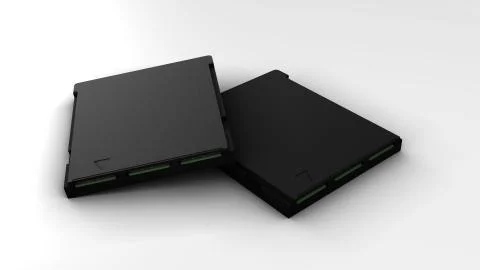 Memory Cards - CFe Stock Illustration