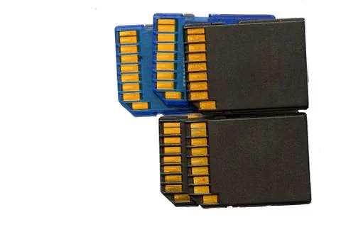 Memory cards Stock Photos