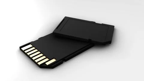 Memory Cards - SD Stock Illustration