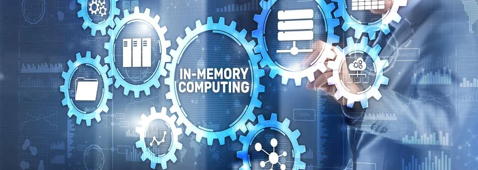 In Memory Computing high performance distributed systems Stock Photos