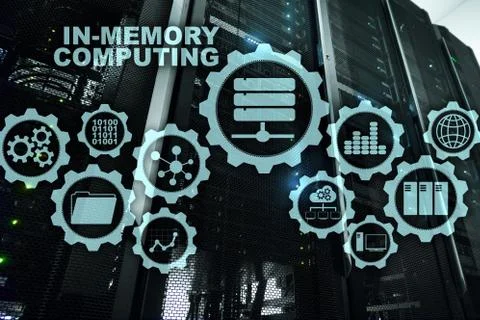 In-Memory Computing. Technology Calculations Concept. High-Performance Analytic Stock Photos