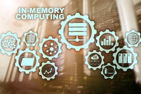 In-Memory Computing. Technology Calculations Concept. High-Performance Analytic Stock Photos