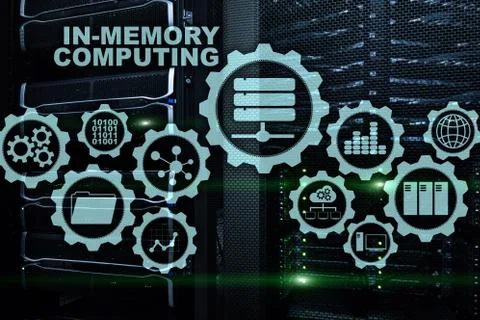 In-Memory Computing. Technology Calculations Concept. High-Performance Analytic Stock Photos