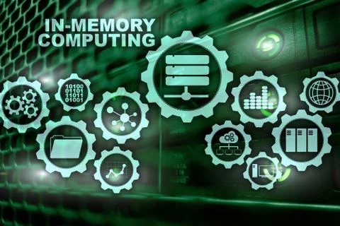 In-Memory Computing. Technology Calculations Concept. High-Performance Analytic Stock Photos