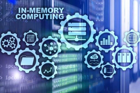 In-Memory Computing. Technology Calculations Concept. High-Performance Analytic Stock Photos