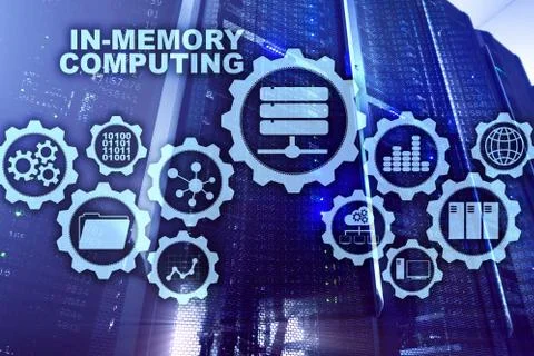In-Memory Computing. Technology Calculations Concept. High-Performance Analytic Stock Photos