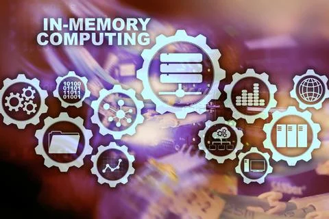 In-Memory Computing. Technology Calculations Concept. High-Performance Analytic Stock Photos
