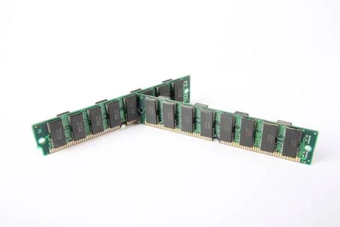 Memory early computer memory with white background Copyright: xZoonar.com/... Stock Photos