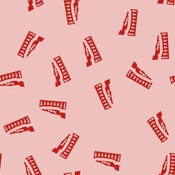 Memory foam glyph vector seamless pattern 스톡 일러스트