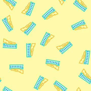 Memory foam vector seamless pattern 스톡 일러스트