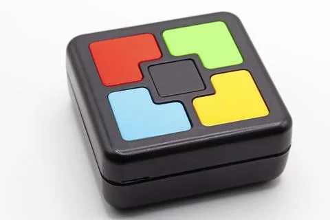 Memory game for children with different lights that light up Stock Photos