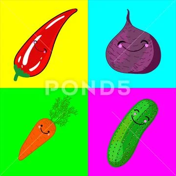 Memory game for children of preschool age. A set of paired cards for the deve Stock Illustration