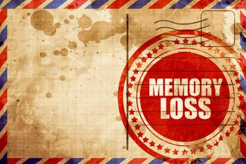 Memory loss 스톡 일러스트