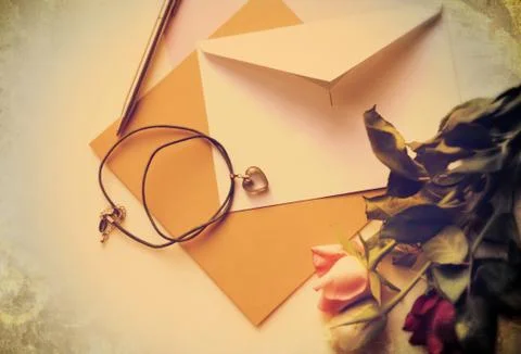 Memory love card Stock Photos