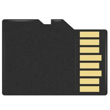 Memory microSD card イラスト素材