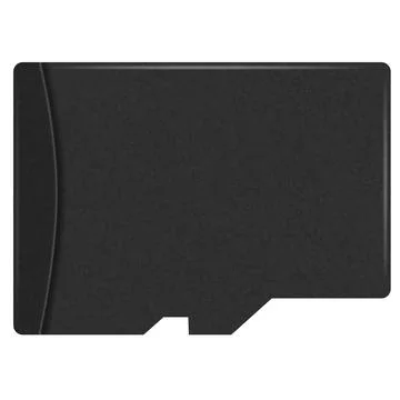 Memory microSD card Illustrazione stock