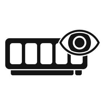 Memory module tech icon simple vector. Mobile system Stock Illustration