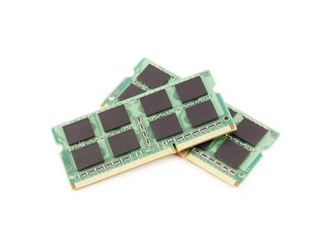 Memory modules Laptop RAM memory modules isolated on white Copyright: xZoo... Stock Photos